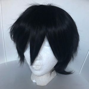 Medium Short Black Keith Voltron Cosplay Wig